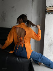 Back -low laced shirt
